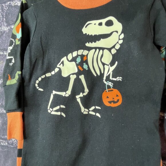 Carter's 12M Toddler Halloween Dinosaur 4pc Snug Fit Pajama Sets Just One You - Picture 4 of 12